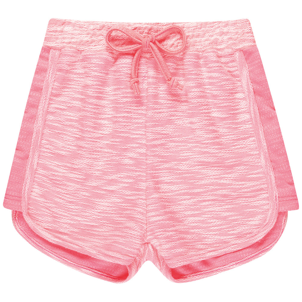 Girls Pattern Top and Neon Shirts Set