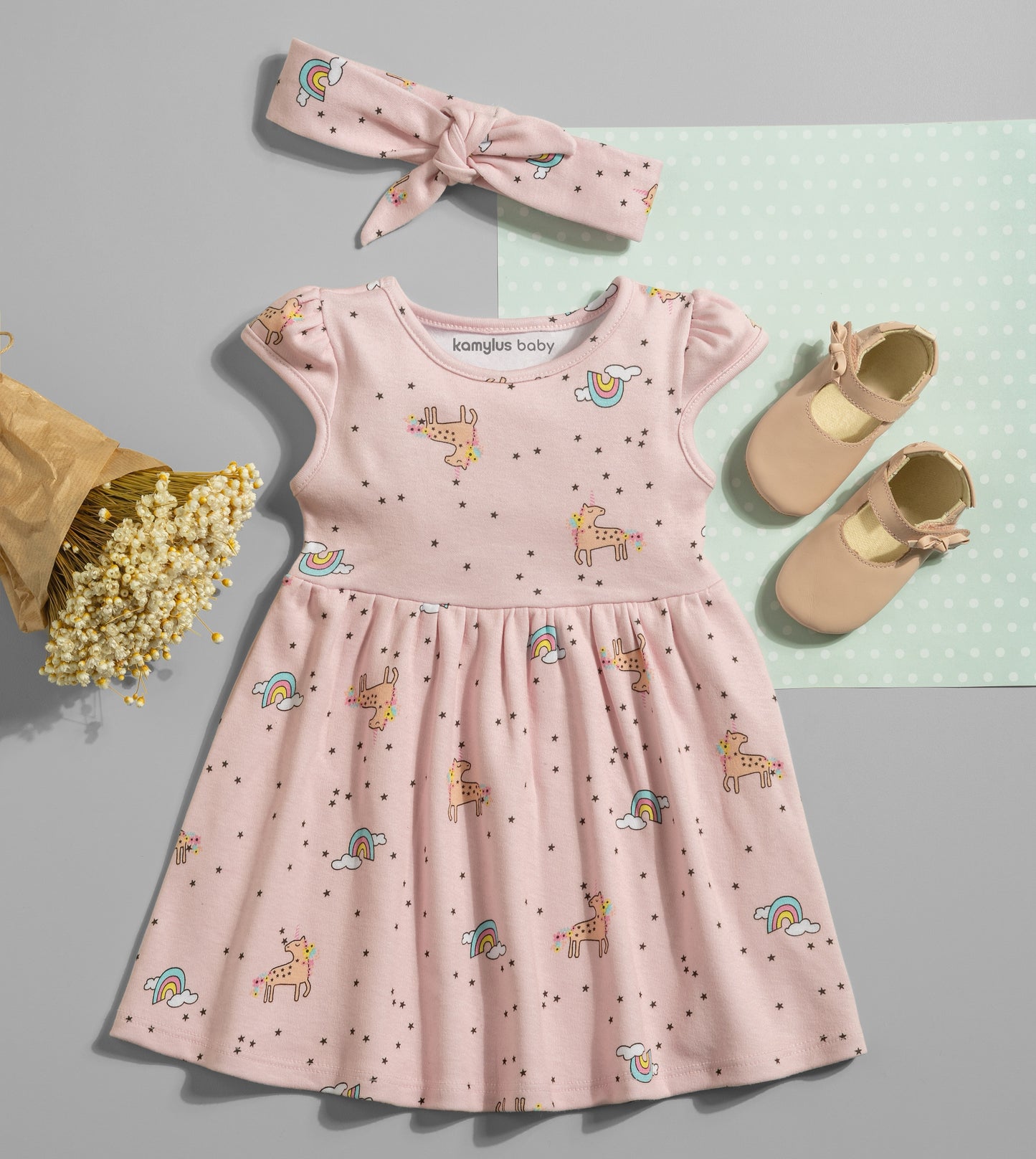 Baby Dress with Headband