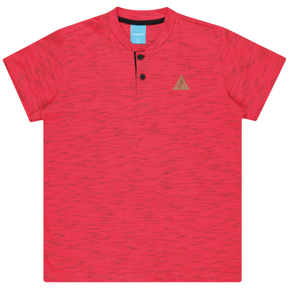 Boys Round Neck Golf Shirt